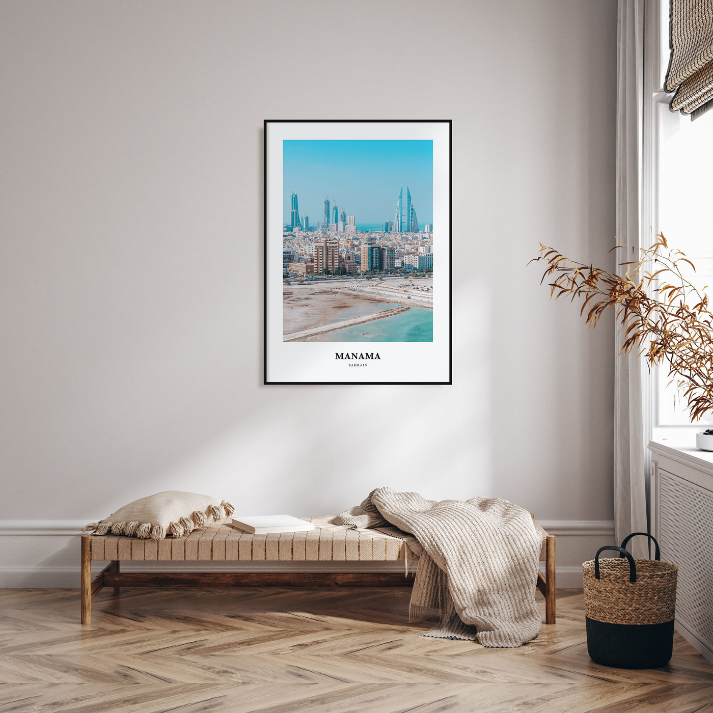 Manama Portrait Color Poster