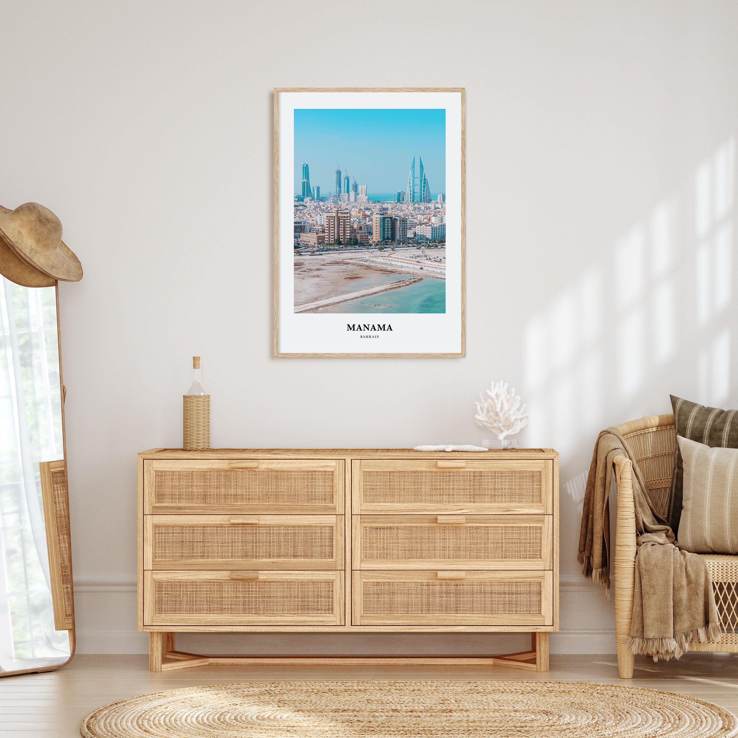 Manama Portrait Color Poster