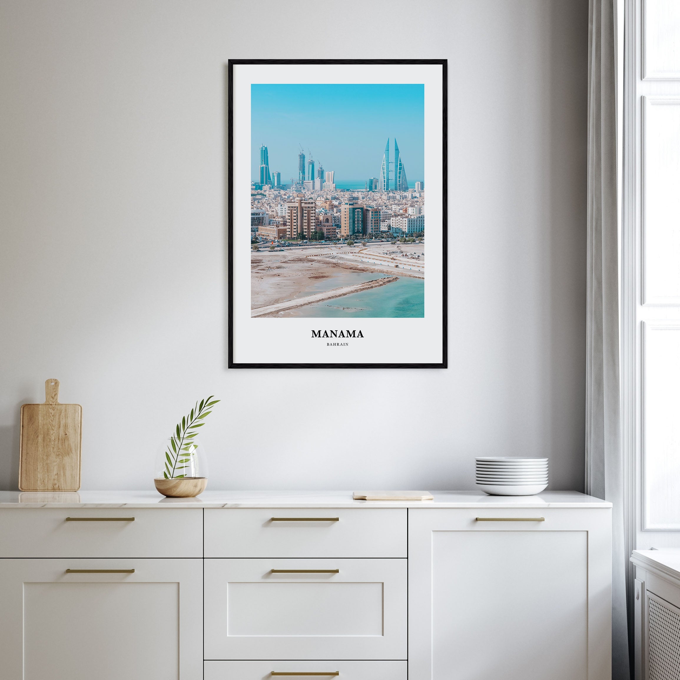 Manama Portrait Color Poster