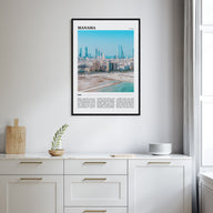 Manama Travel Color Poster