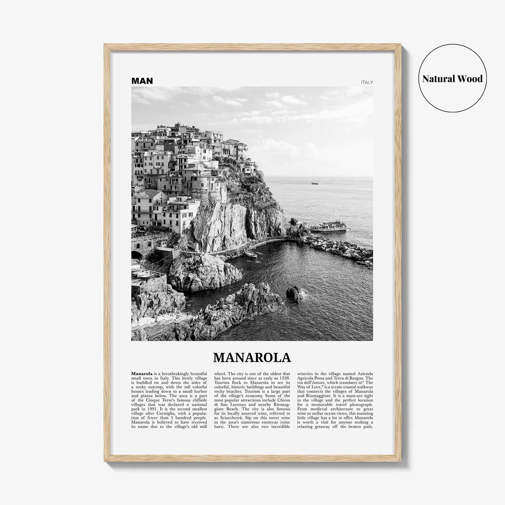 Manarola Print Black and White, Manarola Wall Art, Manarola Poster, Manarola Photo, Manarola Wall Décor, Liguria, Italy, Italia