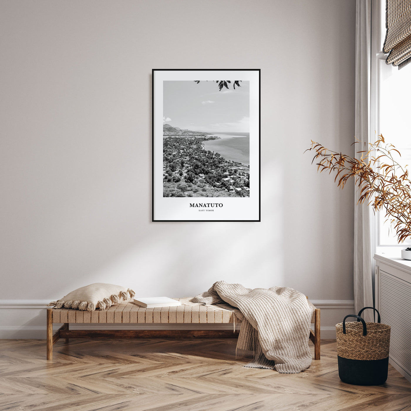 Manatuto Portrait B&W Poster