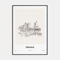 Manaus Drawn Poster