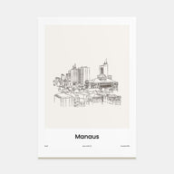 Manaus Drawn Poster