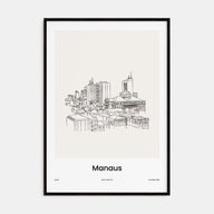 Manaus Drawn Poster