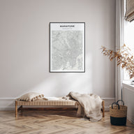 Manayunk Map Portrait Poster