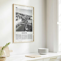 Manayunk Print Black and White, Manayunk Wall Art, Manayunk Poster, Manayunk Photo, Manayunk Map, Manayunk Decor, Philadelphia, Pennsylvania