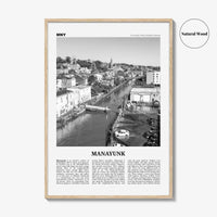 Manayunk Print Black and White, Manayunk Wall Art, Manayunk Poster, Manayunk Photo, Manayunk Map, Manayunk Decor, Philadelphia, Pennsylvania