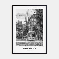 Manchester, England Portrait B&W No 1 Poster