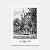 Manchester, England Portrait B&W No 1 Poster