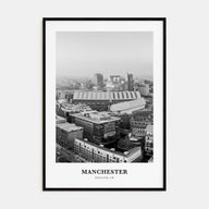 Manchester, England Portrait B&W No 2 Poster