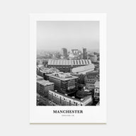 Manchester, England Portrait B&W No 2 Poster