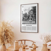 Manchester Print Black and White England No 1, Manchester Wall Art, Manchester Poster, Manchester Photo, UK, United Kingdom