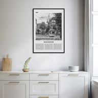 Manchester, England Travel B&W No 1 Poster