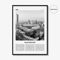 Manchester Print Black and White England No 2, Manchester Wall Art, Manchester Poster, Manchester Photo, UK, United Kingdom