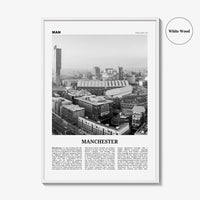 Manchester Print Black and White England No 2, Manchester Wall Art, Manchester Poster, Manchester Photo, UK, United Kingdom