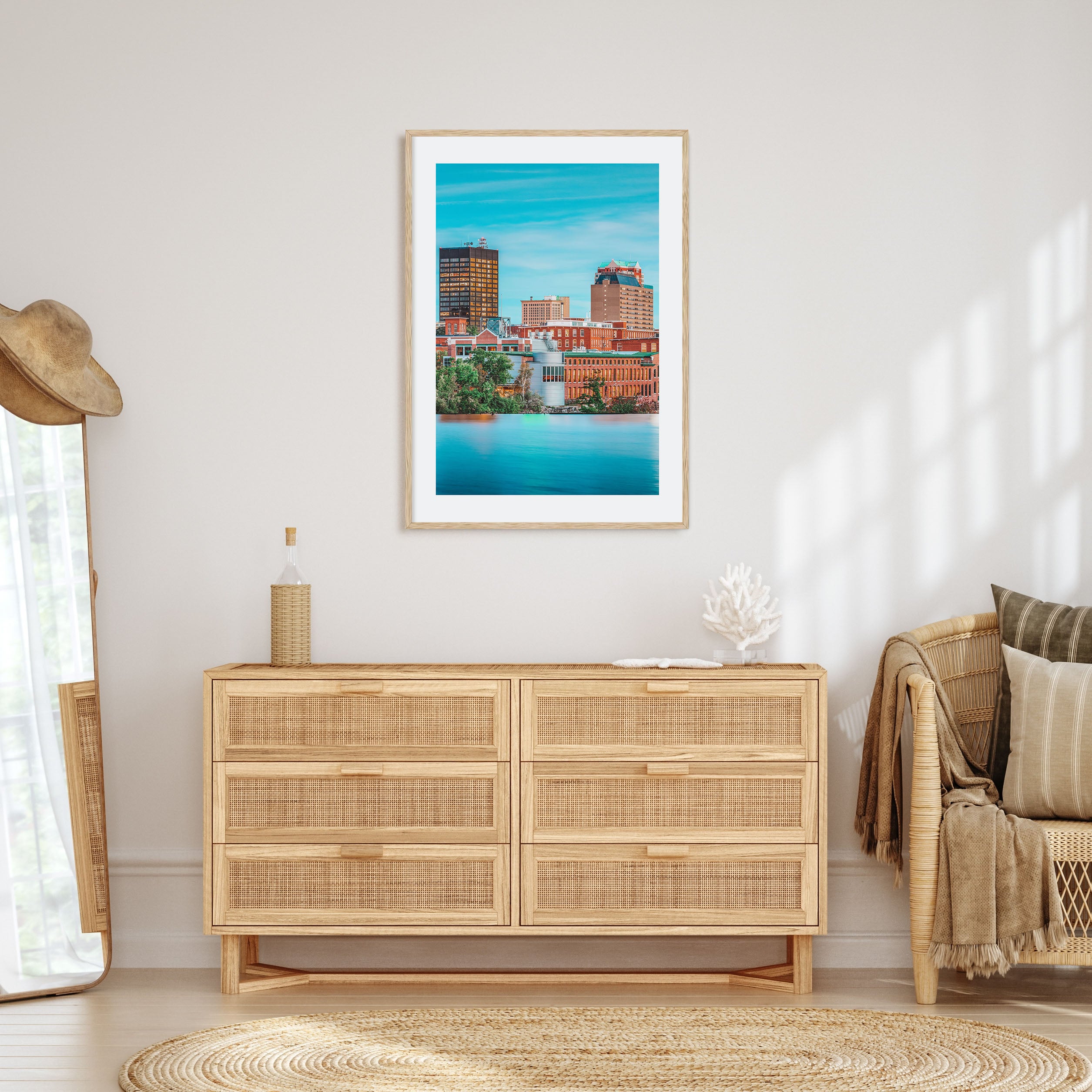 Manchester, New Hampshire Photo Color Poster
