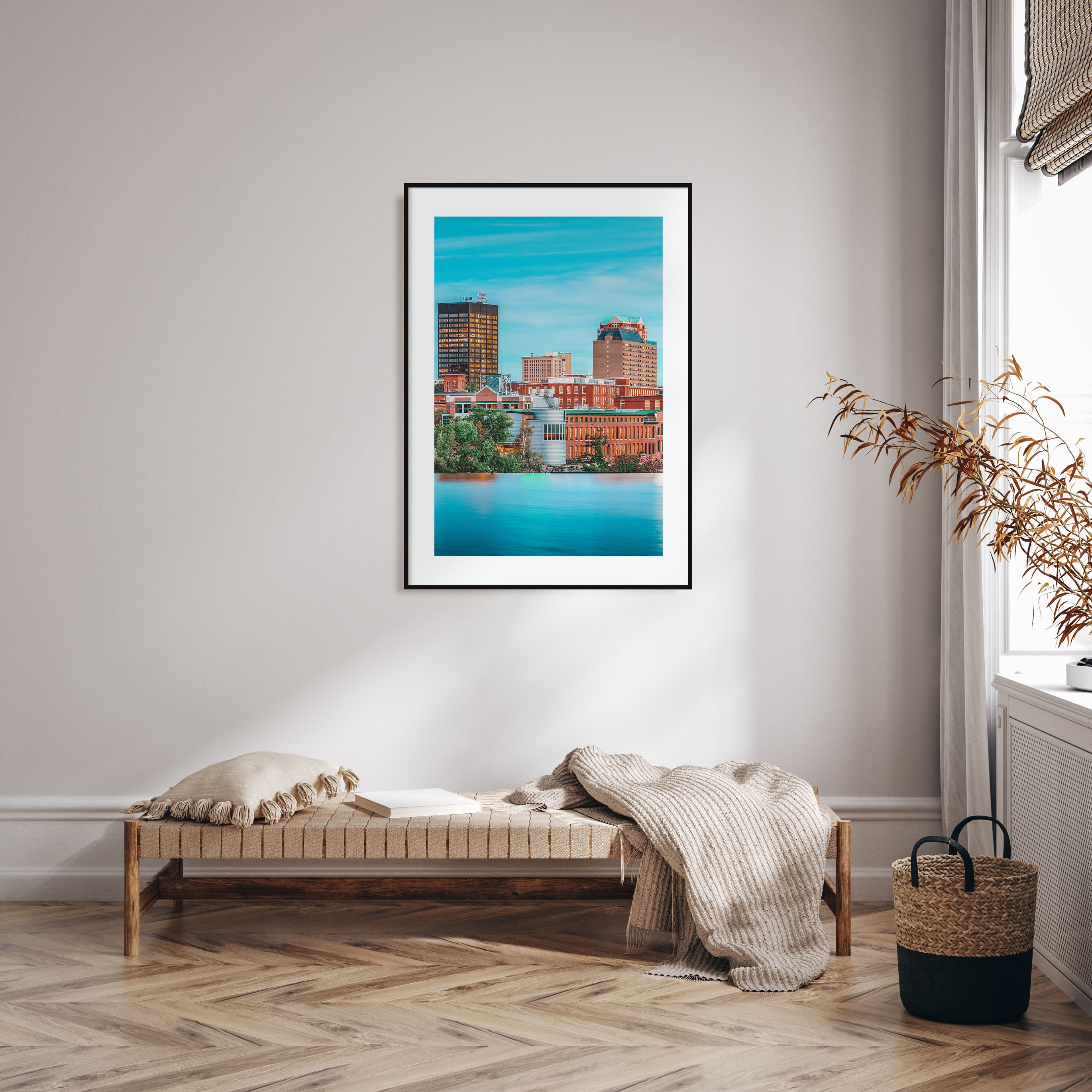 Manchester, New Hampshire Photo Color Poster