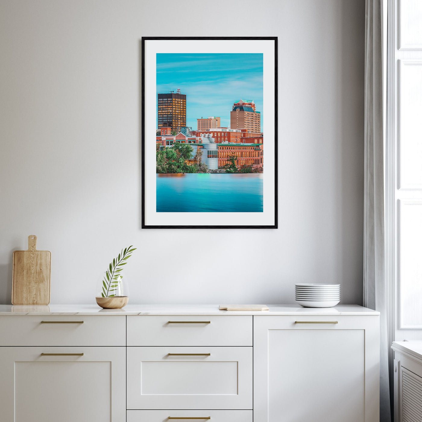 Manchester, New Hampshire Photo Color Poster