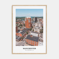 Manchester, New Hampshire Portrait Color Poster