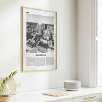 Manchester Print Black and White New Hampshire, Manchester Wall Art, Manchester Poster, Manchester Photo, USA, United States