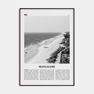 Mangalore Travel B&W Poster