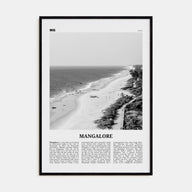 Mangalore Travel B&W Poster