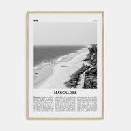 Mangalore Travel B&W Poster