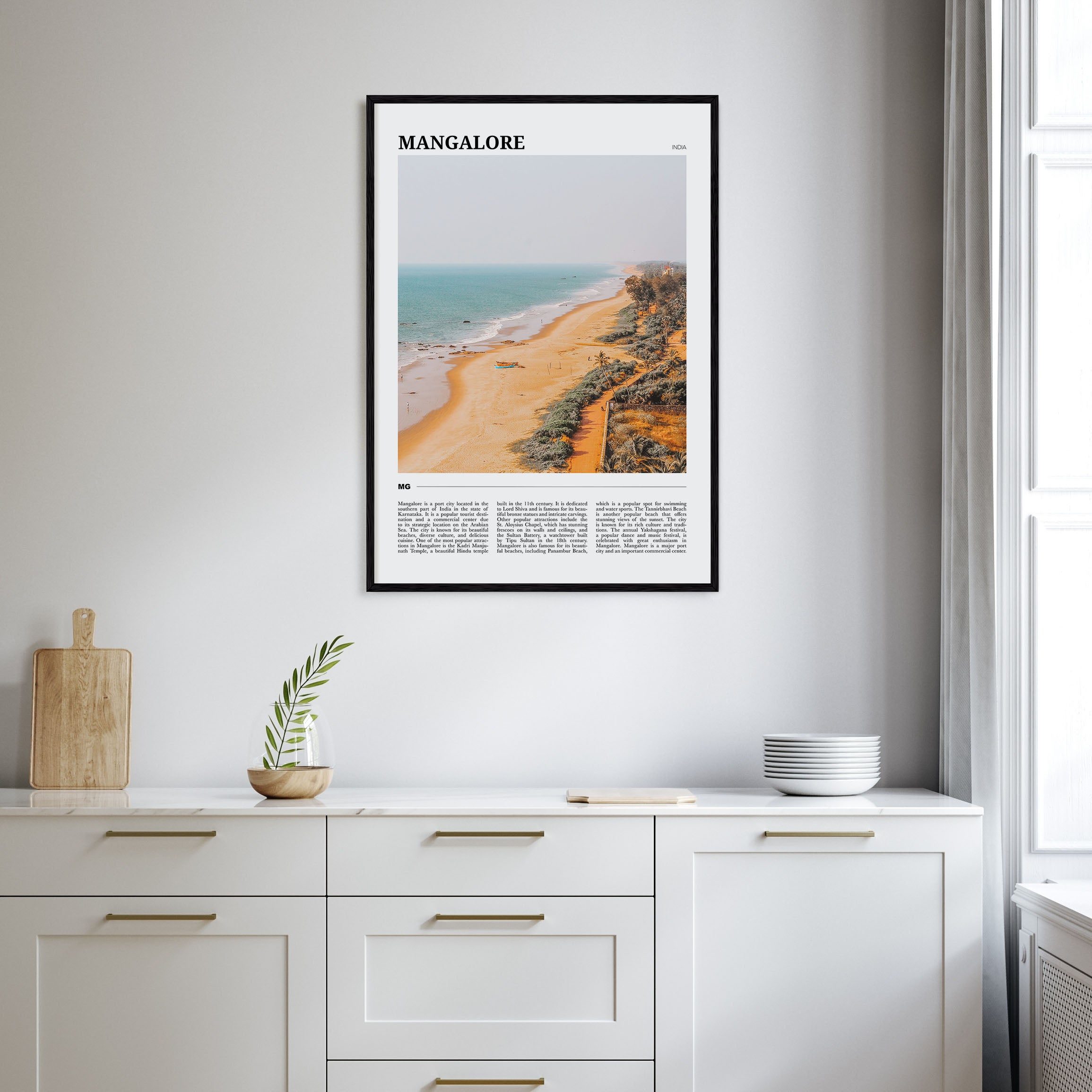 Mangalore Travel Color Poster