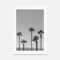 Manhattan Beach Photo B&W No 2 Poster