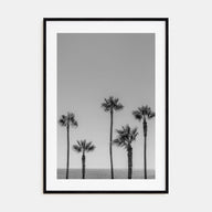 Manhattan Beach Photo B&W No 2 Poster