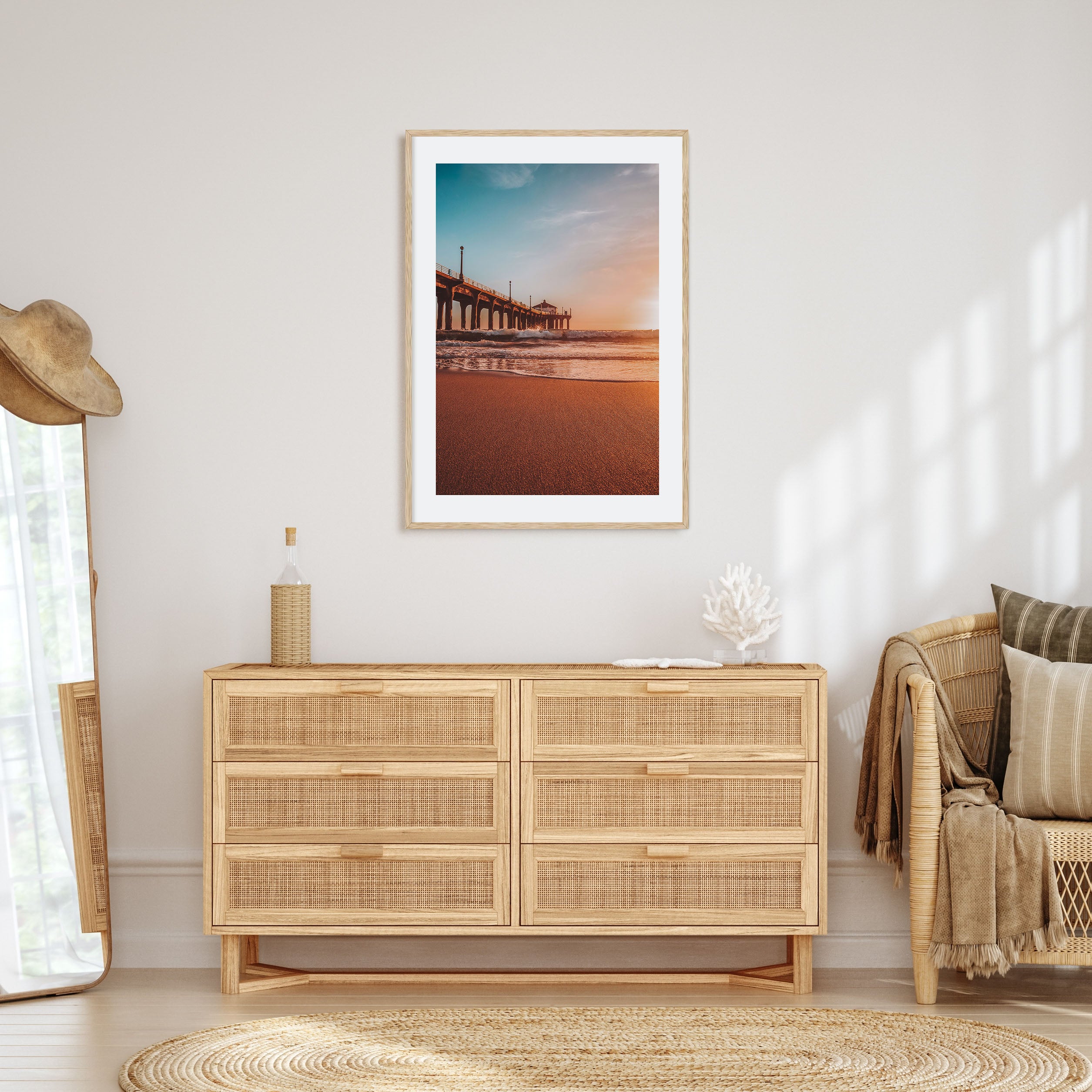 Manhattan Beach Photo Color No 2 Poster