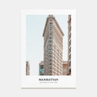 Manhattan Portrait Color Poster