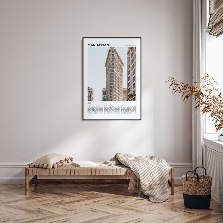 Manhattan Travel Color Poster