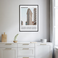 Manhattan Travel Color Poster
