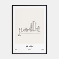 Manila Drawn Poster