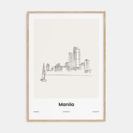 Manila Drawn Poster