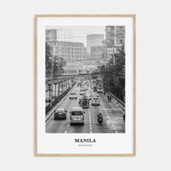Manila Portrait B&W No 1 Poster