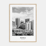 Manila Portrait B&W No 2 Poster