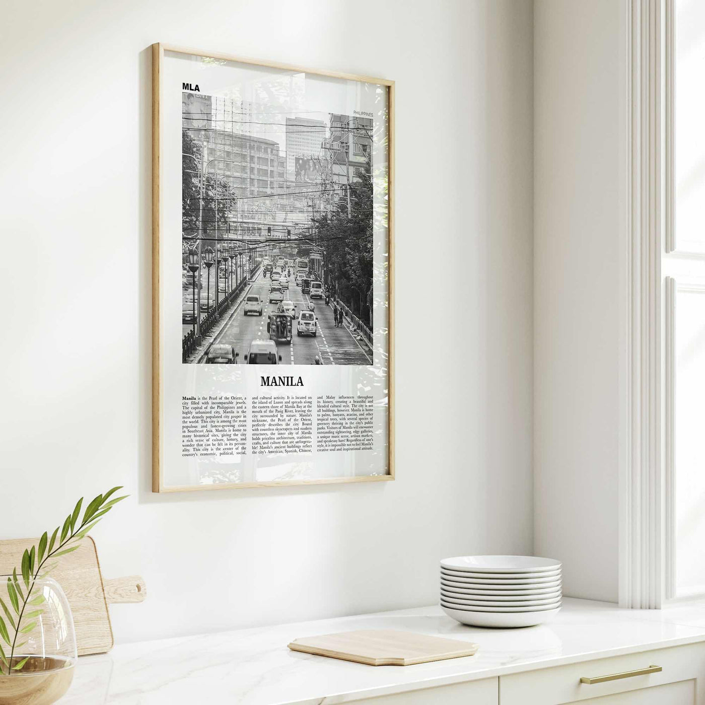 Manila Print Black and White No 1, Manila Wall Art, Manila Poster, Manila Photo, Manila Wall Decor, Philippines, Lungsod ng Maynilà, Asia