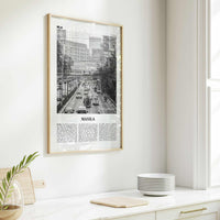 Manila Print Black and White No 1, Manila Wall Art, Manila Poster, Manila Photo, Manila Wall Decor, Philippines, Lungsod ng Maynilà, Asia