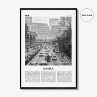 Manila Print Black and White No 1, Manila Wall Art, Manila Poster, Manila Photo, Manila Wall Decor, Philippines, Lungsod ng Maynilà, Asia