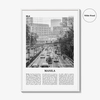 Manila Print Black and White No 1, Manila Wall Art, Manila Poster, Manila Photo, Manila Wall Decor, Philippines, Lungsod ng Maynilà, Asia