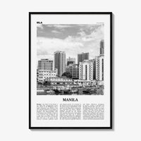 Manila Print Black and White No 3, Manila Wall Art, Manila Poster, Manila Photo, Manila Wall Decor, Philippines, Lungsod ng Maynilà, Asia