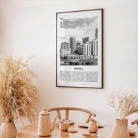 Manila Print Black and White No 3, Manila Wall Art, Manila Poster, Manila Photo, Manila Wall Decor, Philippines, Lungsod ng Maynilà, Asia