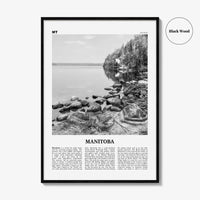 Manitoba Print Black and White, Manitoba Wall Art, Manitoba Poster, Manitoba Photo, Manitoba Wall Décor, Winnipeg, Canada, Hudson Bay