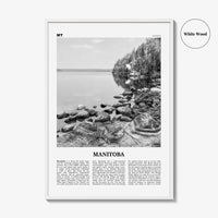 Manitoba Print Black and White, Manitoba Wall Art, Manitoba Poster, Manitoba Photo, Manitoba Wall Décor, Winnipeg, Canada, Hudson Bay