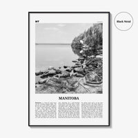 Manitoba Print Black and White, Manitoba Wall Art, Manitoba Poster, Manitoba Photo, Manitoba Wall Décor, Winnipeg, Canada, Hudson Bay