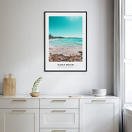 Manly Beach Portrait Color Poster