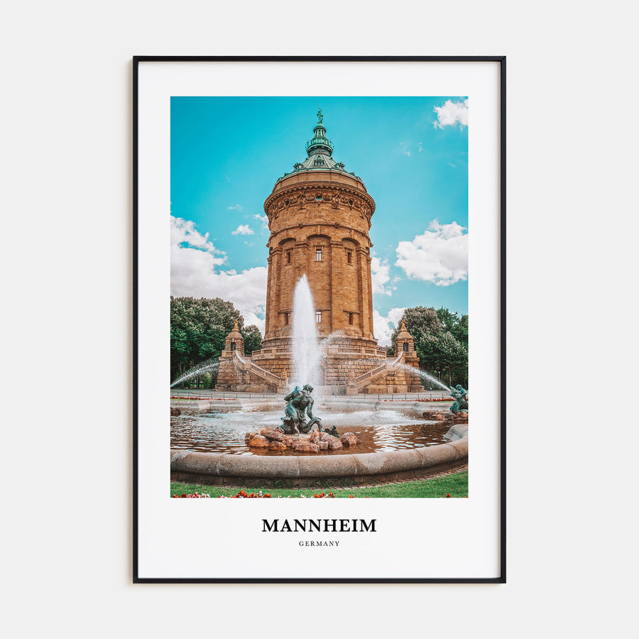 Mannheim Portrait Color Poster